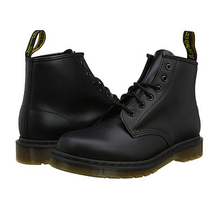 补贴购：Dr.Martens 101系列 女士6孔马丁靴 24255001BLK