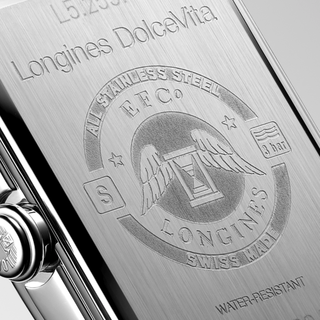 LONGINES 浪琴 优雅黛绰维纳系列 20.8毫米石英腕表 L5.255.4.71.0