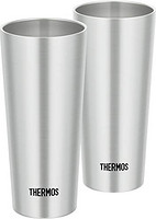 THERMOS 膳魔师 JDI-400P 真空不锈钢啤酒保温杯 400ml*2个装