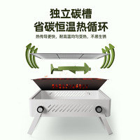 TanLu 探露 家用折叠便携式烧烤炉 TL-XXY20236023