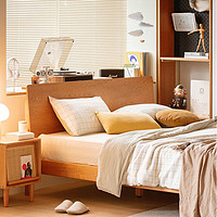 HALF HOUSE 小半 家具全实木床现代简约小户型1.5单