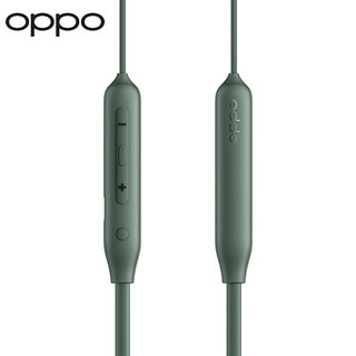 OPPO Enco M33 入耳式颈挂式动圈降噪蓝牙耳机 苍岭绿