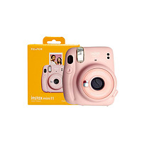 抖音超值购：FUJIFILM/富士instax Mini11一次成像拍立得迷你可爱相机 绯樱粉