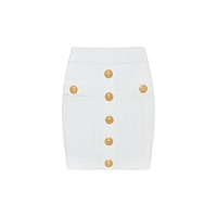 BALMAIN 巴尔曼 七夕限定系列 女士中长款半身裙 BF4LB037KE91