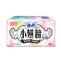 Sofy 苏菲 小翅膀无香棉柔卫生护垫 17.5cm*18片