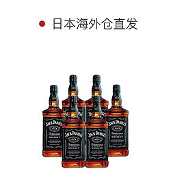 JACK DANIEL‘S 杰克丹尼 JACK DANIEL'S杰克丹尼洋酒威士忌1000mlx6瓶调酒