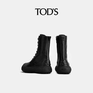 TOD'S 托德斯 W.G.系列 女生踝靴 XXW09J0GN20N6M 黑色 37