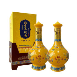 yongfeng永丰牌北京二锅头黄龙礼盒清香型52度纯粮礼盒送礼优选白酒