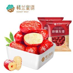 HONEY WEST 楼兰蜜语 新疆灰枣红枣 100g*2袋