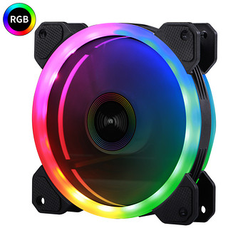 Great Wall 长城 双月彩色 机箱扇热风扇 120mm RGB