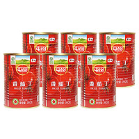 屯河 中粮番茄丁西红柿块罐头 番茄丁（2022.8月产）390g*6罐