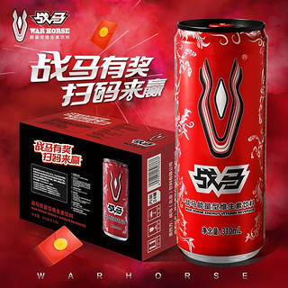 战马 能量型维生素功能饮料 批发 310ml*6罐 x2件