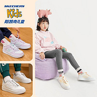 抖音超值购：SKECHERS 斯凯奇 官方童鞋男女童磁石小白鞋儿童运动鞋板鞋319499L&405232L;