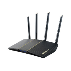 ASUS 华硕 RT-AX57 双频3000M 家用级千兆Mesh无线路由器 Wi-Fi 6 黑色