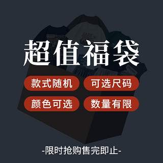 南极人 夏季盲盒2023新款上装福袋潮牌男士夏装非质量问题不退不换TK