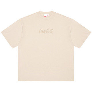 Coca-Cola/可口可乐 短袖t恤男夏季美式情侣内搭纯棉体恤打底衫