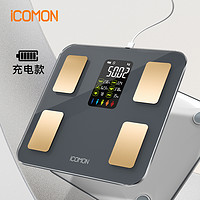 ICOMON 沃莱 体脂秤智能心率电子体重秤全家人体用APP