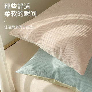 MINISO 名创优品 家纺抑菌磨毛枕套 48*74cm 一对装