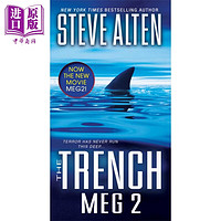 预售 巨齿鲨2 深渊 吴京主演电影同名小说 英文原版 Steve Alten The Trench