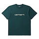 补贴购：carhartt WIP 男士Logo刺绣T恤 CHXTES231022KWHX