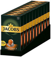 JACOBS 雅各布斯 铝制意式浓缩咖啡胶囊 10颗*10盒