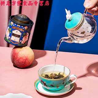 布兰兔（Bulantu）blanbunny 白桃乌龙冷泡茶花果茶蜜桃乌龙水果茶乌龙茶茶叶 72g