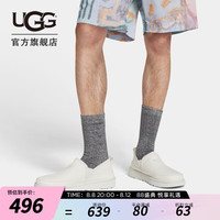 UGG2023夏季男士休闲运动透气套脚帆布鞋一脚蹬单鞋 1118512男鞋 BDB | 香槟白色 40
