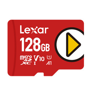 Lexar 雷克沙 PLAY 128G microSD存储卡 （UHS-I、V10、U1、A1）