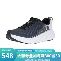 HOKA ONE ONE 男女林康3公路跑步鞋Rincon3网面减震耐磨轻便透气宽楦 BWHT-黑/白(宽版) 9