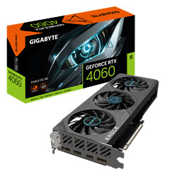 GIGABYTE 技嘉 RTX4060 猎鹰OC 8G  台式2K电竞游戏电脑AI渲染设计绘图直播 独显电源套装