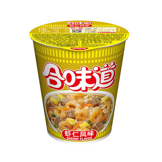 CUP NOODLES 合味道 标准杯 虾仁原味风味方便面74g  任选