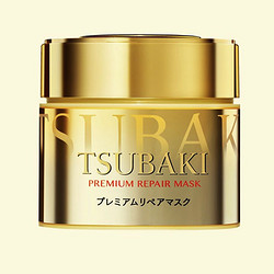 SHISEIDO 资生堂 丝蓓绮（TSUBAKI）金色0秒发膜多效修复日本进口护发素快速渗透滋养修护柔顺 180g * 2