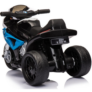 BeRica 贝瑞佳 宝马授权儿童电动车摩托车可坐人男女小孩玩具车宝宝幼儿童车蓝色