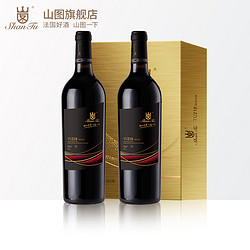 Shan Tu 山图 TU218原瓶进口红酒法国波尔多布尔丘AOP橡木桶干红葡萄酒单瓶
