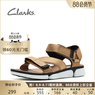 Clarks 其乐 男鞋夏季软底运动凉鞋男时尚拖鞋舒适透气沙滩鞋