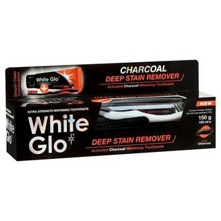 White Glo 活性炭深层去污渍美白牙膏 150g