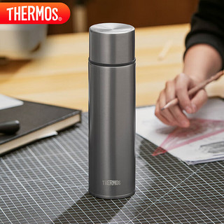 THERMOS 膳魔师 保温杯钛杯500ml男女士超轻便携礼品泡茶杯保冷水杯子TCTE-500 GY