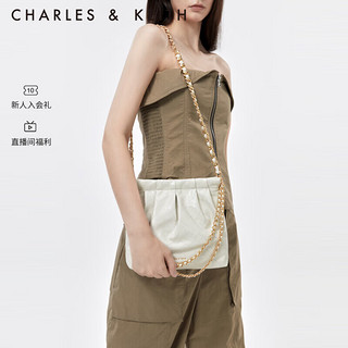 CHARLES & KEITH CHARLES&KEITH23秋季新品链条单肩腋下托特包小号流浪包包