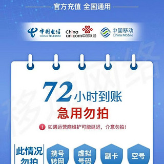 Liantong 联通 200元 （24小时内到账）