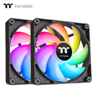 Thermaltake 曜越 CT120 ARGB 120mm 机箱散热风扇 2个装 黑色