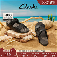 Clarks 其乐 克鲁斯系列男士春夏魔术贴沙滩鞋休闲运动缓震凉鞋男