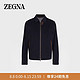 杰尼亚 Zegna）男士午夜蓝12milmil12 羊毛绗缝夹克U7T02-TMIL12-531-48