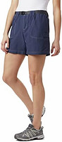 哥伦比亚 Sandy River 女士 透气工装短裤，UPF 30 防晒