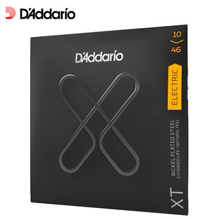 D'Addario 达达里奥 XTE1046 电吉他碳素钢弦 手感粗款电吉他琴弦010-046美产原装进口
