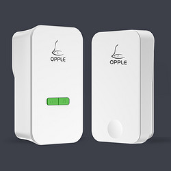 OPPLE 欧普照明 自发电无线门铃 1个接收器+1个门铃