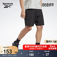 Reebok 锐步 官方2023春季新品男子SHORT经典运动训练短裤HR6141