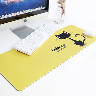 PLUS会员：befon 倍方 可爱猫笔记本鼠标垫 电脑办公写字桌面垫 笔记本电竞游戏鼠标垫 电脑鼠标垫