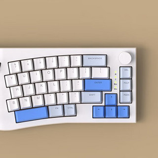 FEKER Alice80 68键 有线机械键盘 天空蓝 翡黄轴 RGB