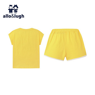 allolugh童装2023新款夏季男童无袖运动服套装休闲三色洋气两件套