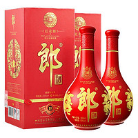 LANGJIU 郎酒 [婚宴用酒]郎酒 红花郎(10) 53度酱香型白酒 500ml*2瓶